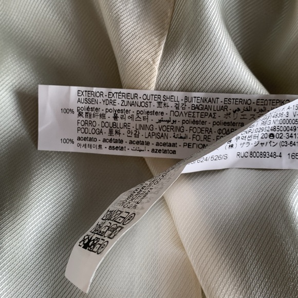 Zara green blazer with fabric belt - Picture 8 of 13